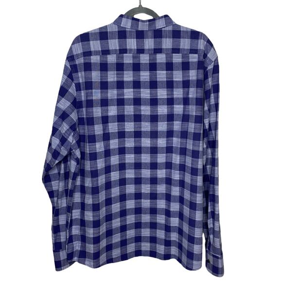 Flag & Anthem Men's Long Sleeve Plaid Button Up Shirt Size XL 100% Cotton - Picture 2 of 7